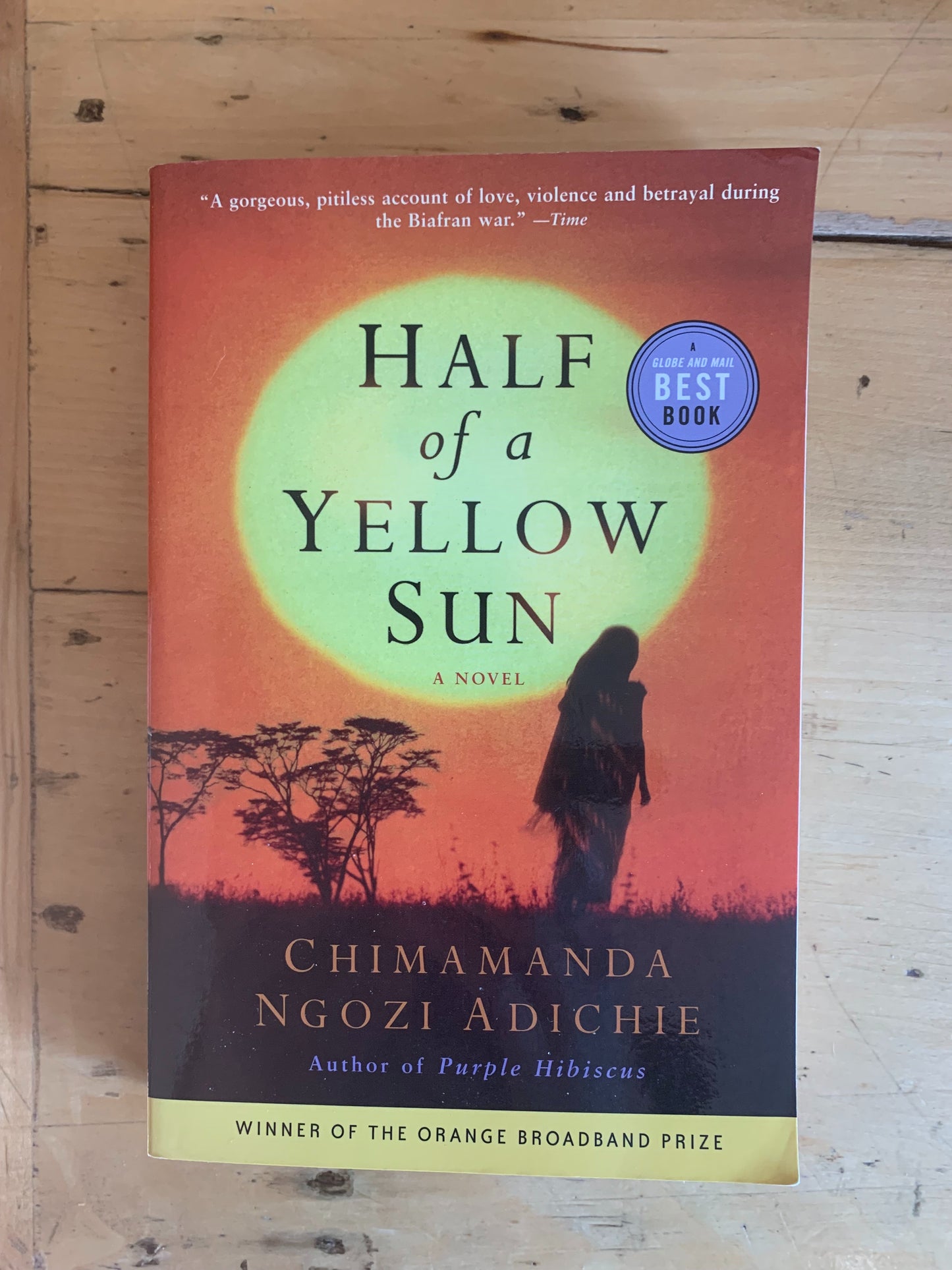 Half of a Yellow Sun by Chimamanda Ngozi Adichie