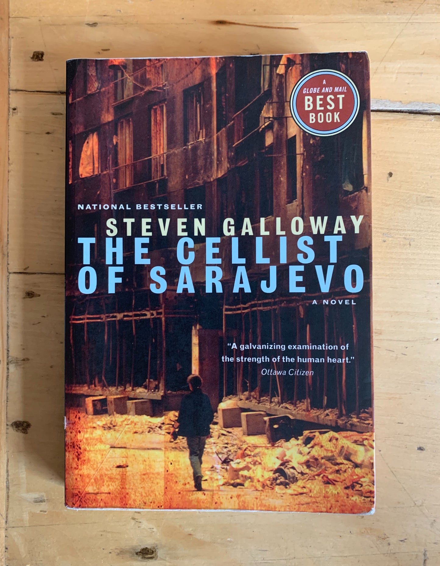 The Cellist of Sarajevo by Steven Galloway